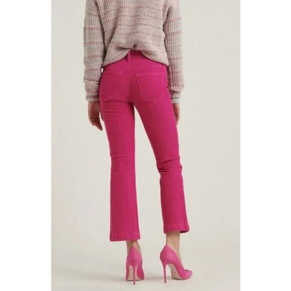 Lucky Brand Mid Rise Ava Crop Mini Boot Corduroy Jeans 00 - Picture 4 of 6